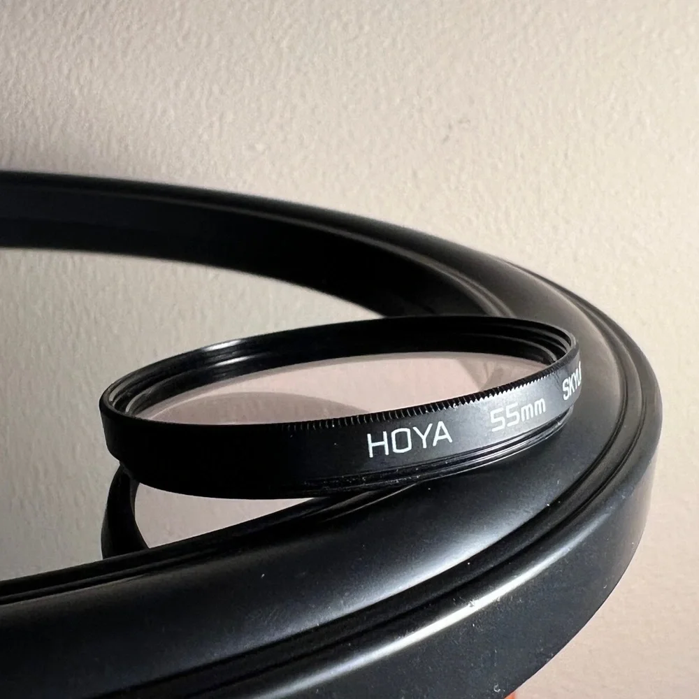 Vintage Hoya 55mm Skylight 1B Multi-Coated (HMC) Glass Camera Filter Japan EUC